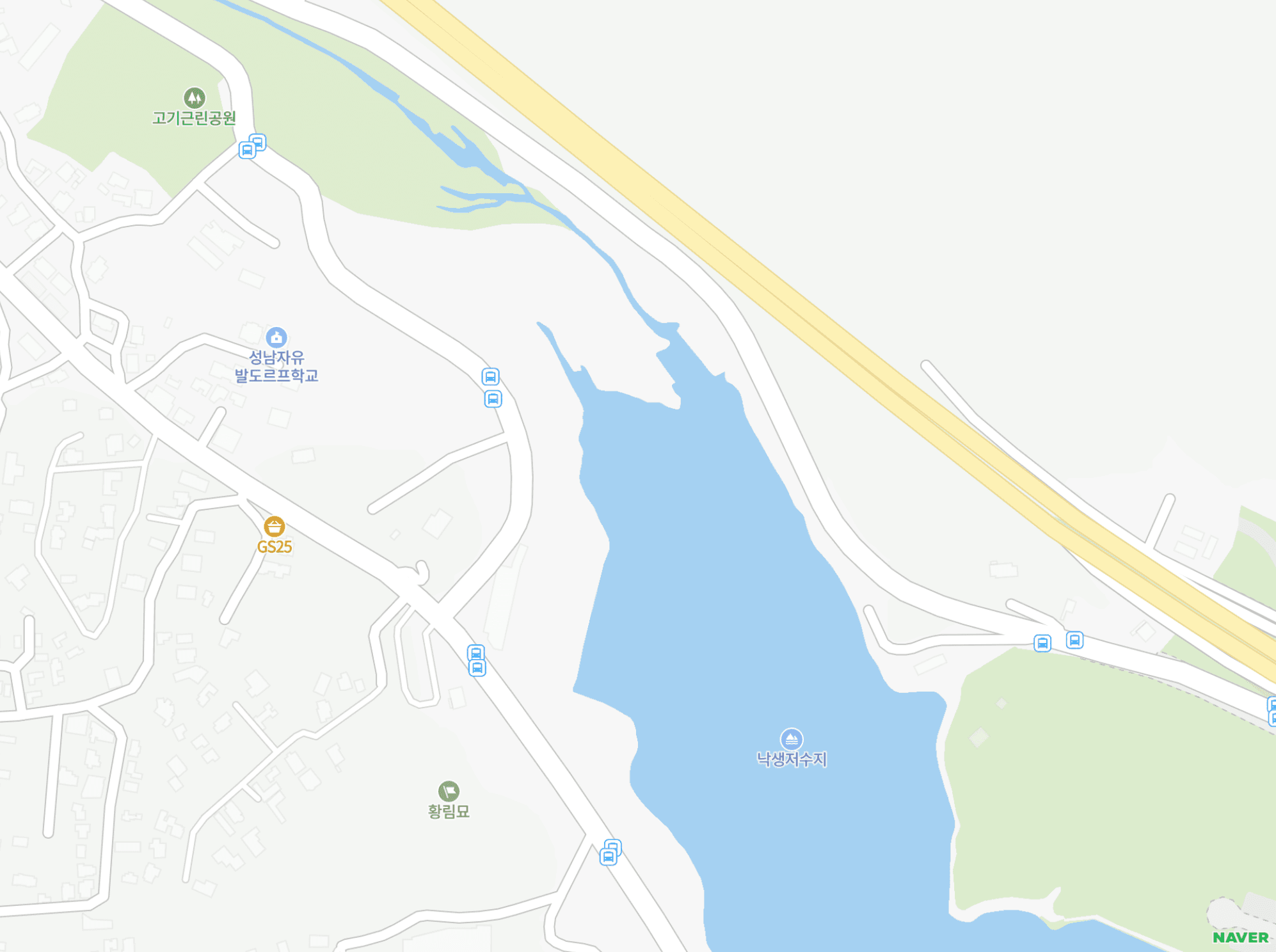 Gogi Lake Space 주변 네이버 지도 이미지